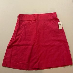 NWT old navy size small pink mini skirt linen blend , barbiecore